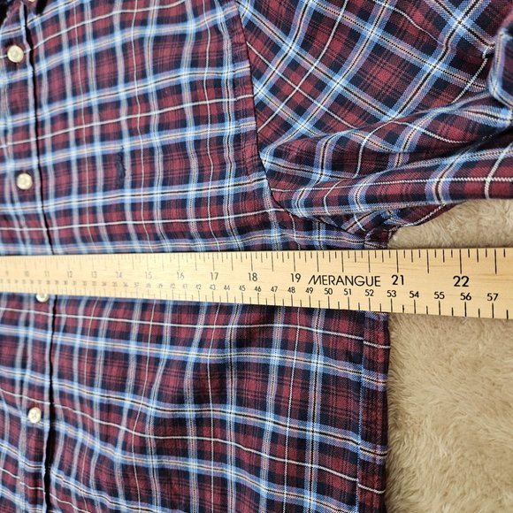 Ralph Lauren Dress Shirt Multicolor Plaid Oxford Button-Down Teen Sz XL (18-20) - Picture 5 of 10